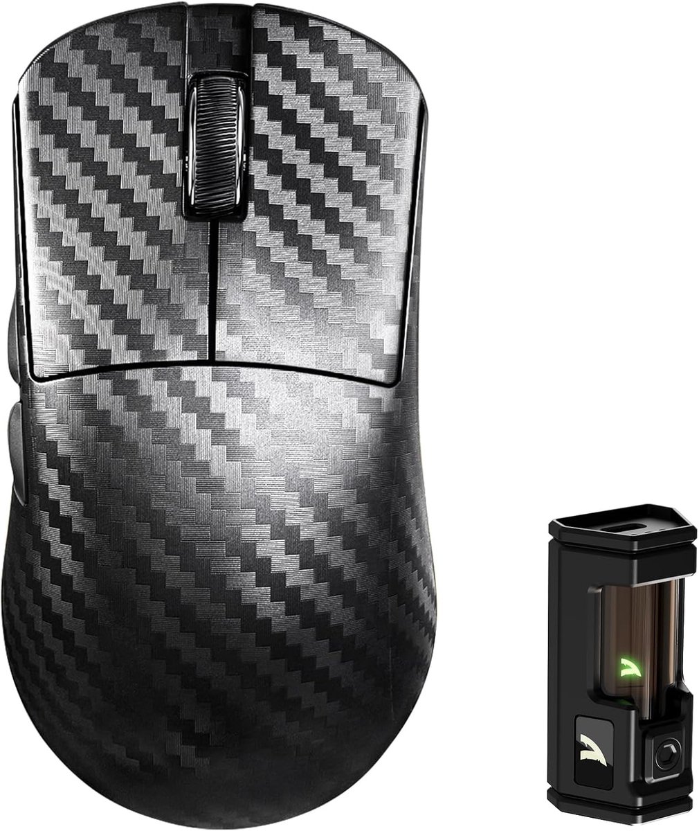 Draadloze Gaming Muis - Lichtgewicht Muis - Snelle Reactie - 8000Hz Polling Rate - 12.4 x 6.5 x 3.8 cm