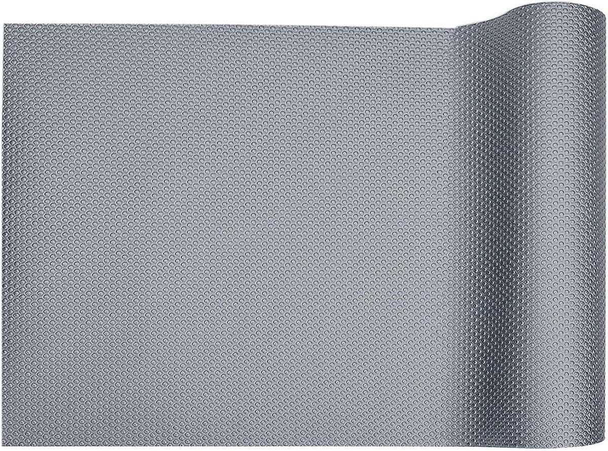 Lade Inleg - Antislip Mat - Keuken Laden - Op Maat Te Snijden - 44.5 x 200 cm - Grijs