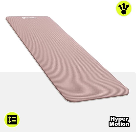 Yogamat Extra Dik - Fitnessmat Pilates - Comfortabele Training - Antislip Dubbel Oppervlak - 183x61x1.5 cm - Oudroze van Yogamat — afbeelding 5