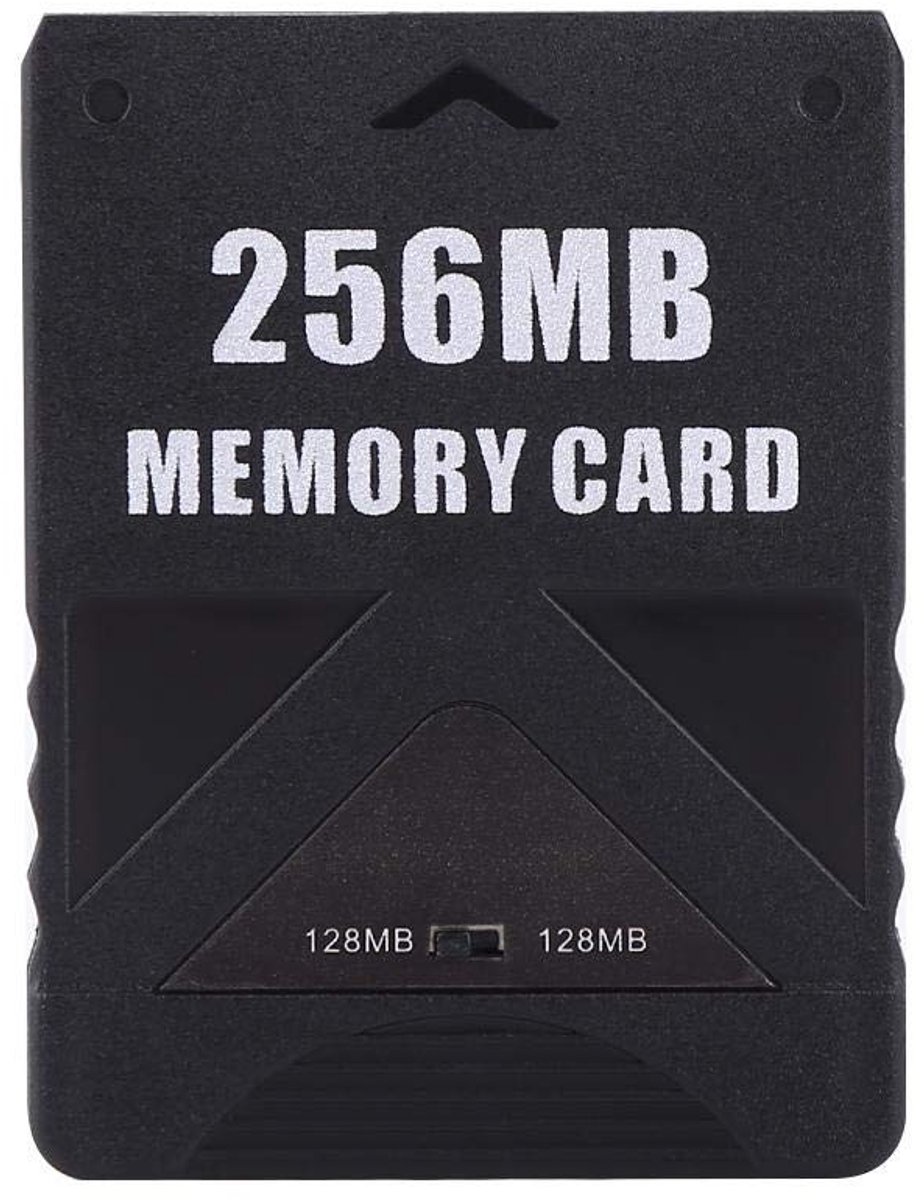 Allecto - Geheugenkaart - Opslagcapaciteit - Snelheid - Gaming - McBoot - 256MB - Geschikt voor PlayStation 2 - Zwart - Model 256M