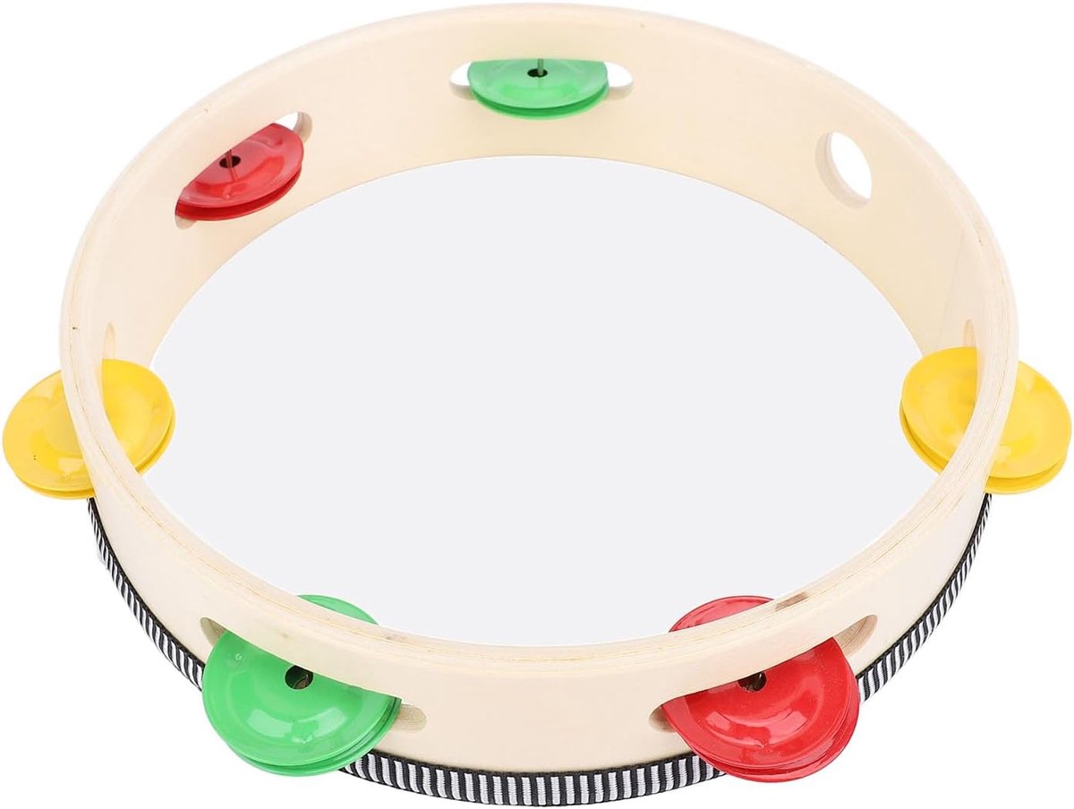 Tamboerijn Drum - Percussie Instrument - Muziek Maken - Comfortabele Grip - 8 inch