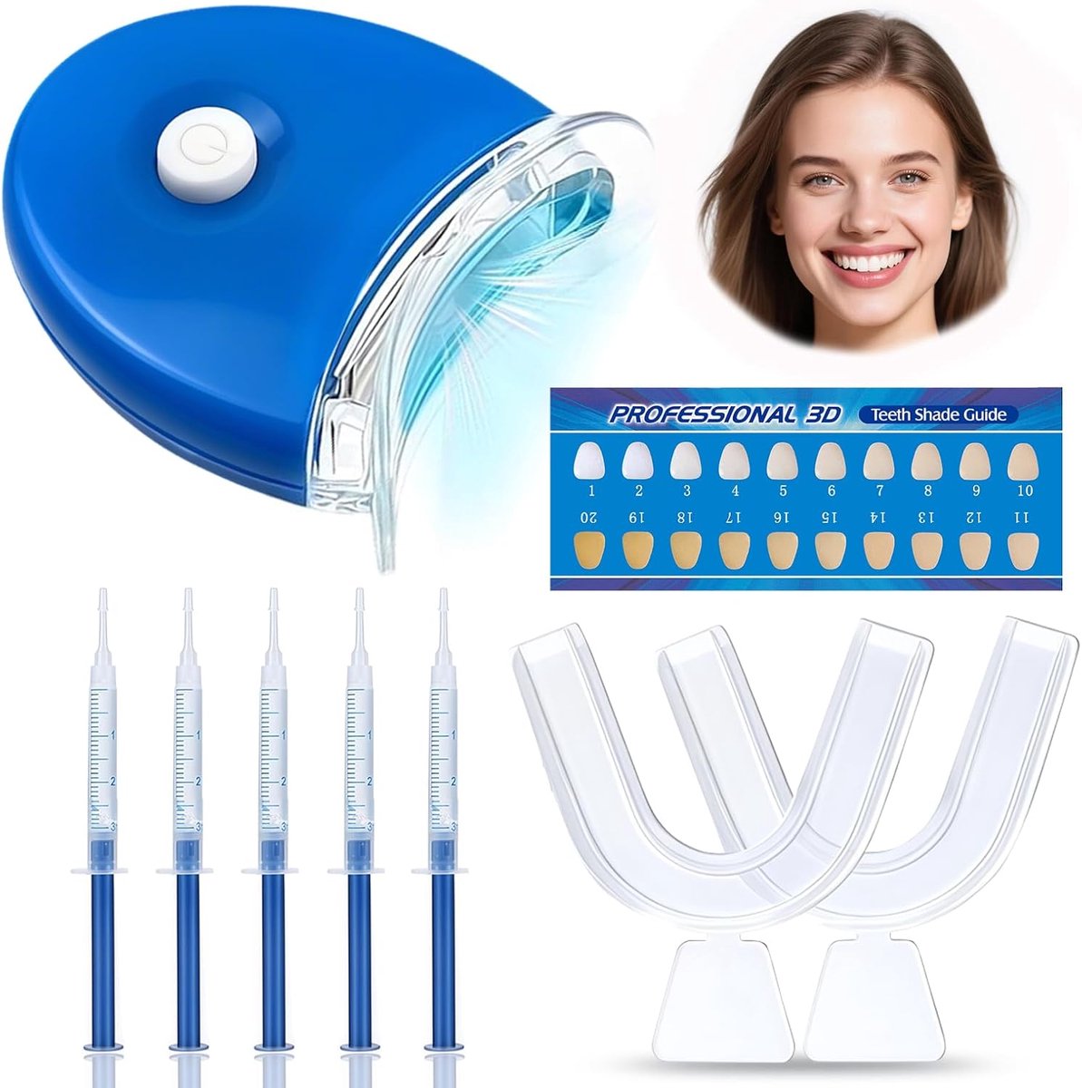 Tanden Whitening Kit - Tandbleekgel Essence - Thuis Gebruik - Zachte Vlekken Verwijdering - 19 x 14 x 3.7 cm
