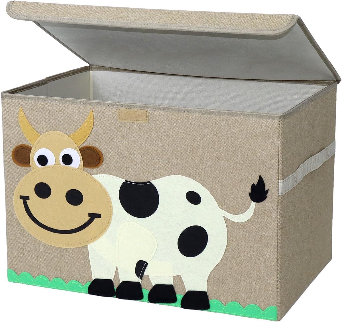 Opbergdoos Deksel - Zitkist Organizer - Ruimte Besparen - Opvouwbaar Ontwerp - 53x36x36 cm