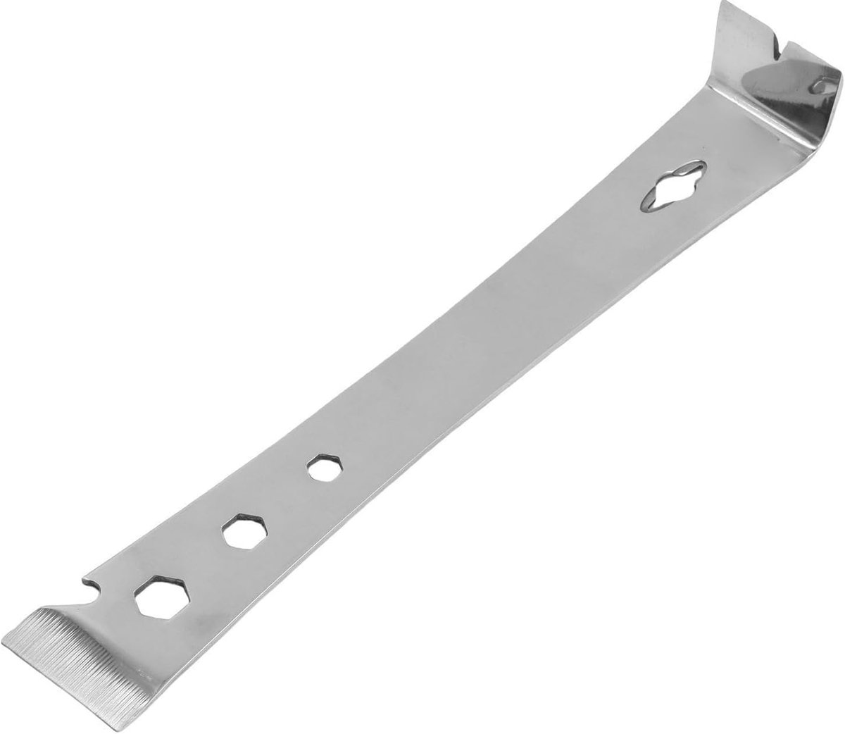 Platte Koevoet - Schraper Spijkertrekker - Sloop & Renovatie - Spiegelroestvrij Staal - 27 cm Lengte