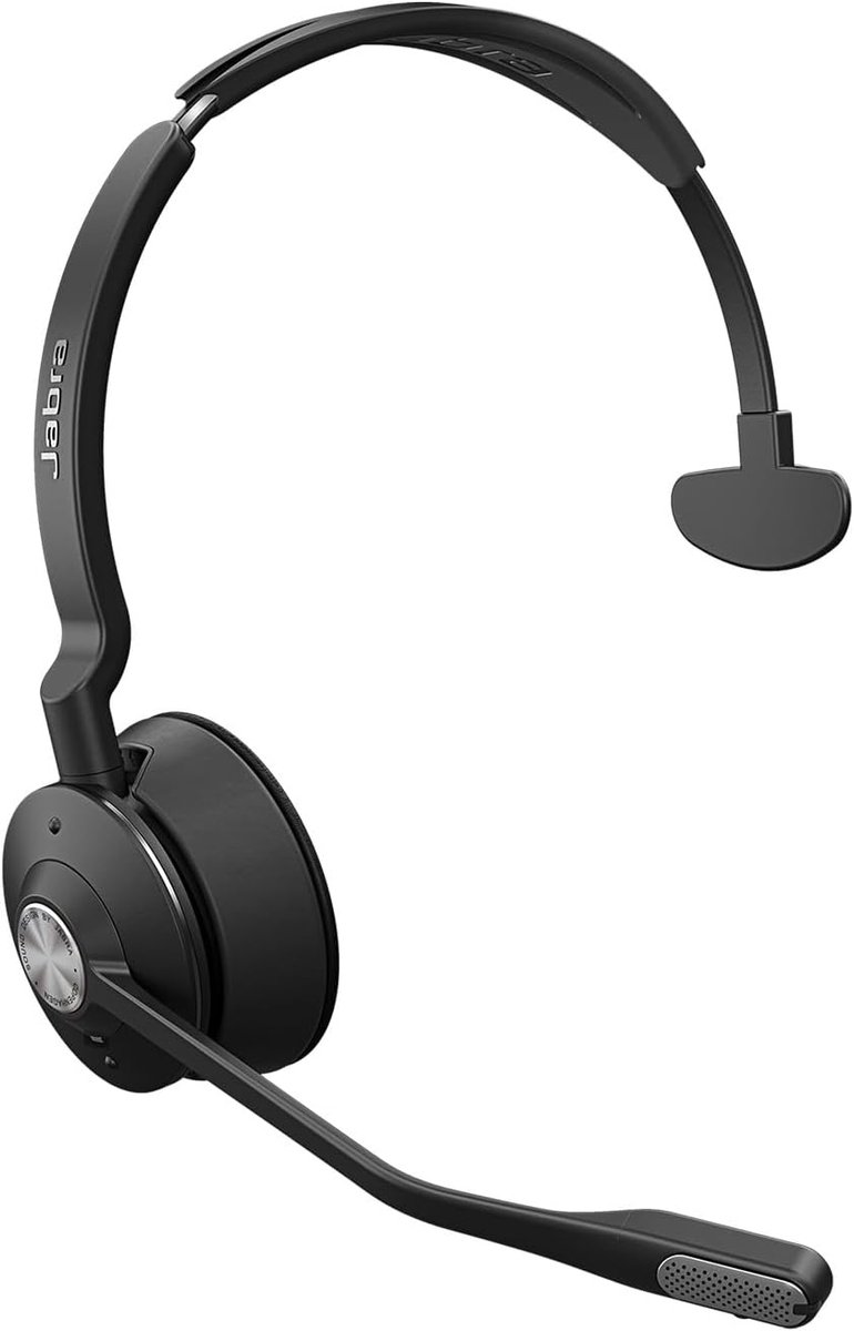 Draadloze DECT Headset - Mono Oortje - Zakelijk Bellen - 150 Meter Bereik - 13 Uur Gesprekstijd - Zwart