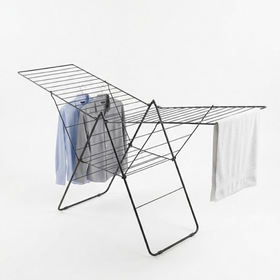Tomado Metaltex - Amsterdam Etendoir - 32 m - Noir - 3 ans de garantie
