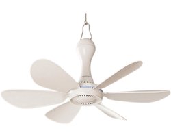 longziming -Mini Plafondventilator - Plafondventilator - persoonlijke Mini - USB-Aansluiting - Traploze Windsterkte - 42 CM - Aan/Uit-Schakelaar -instellingen - PP - Compact En Energiezuinig - 1 Stuk
