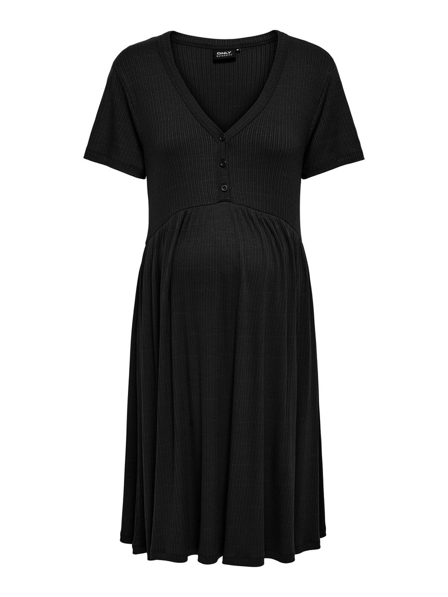 Only MATERNITY Jurk OLMCAMONI Korte jurk Black