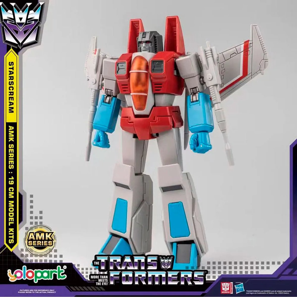 Yolopark Transformers Generation One AMK Series Plastic Model Kit Starscream 19 cm Model Kits