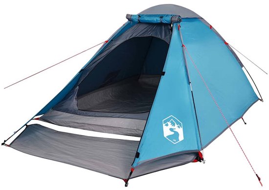 vidaXL Koepeltent - 4 Persoons - Waterdicht - Blauw Kampeertent - Tent - Koepeltent - Buitenleven - Camping van Vidaxl — afbeelding 3