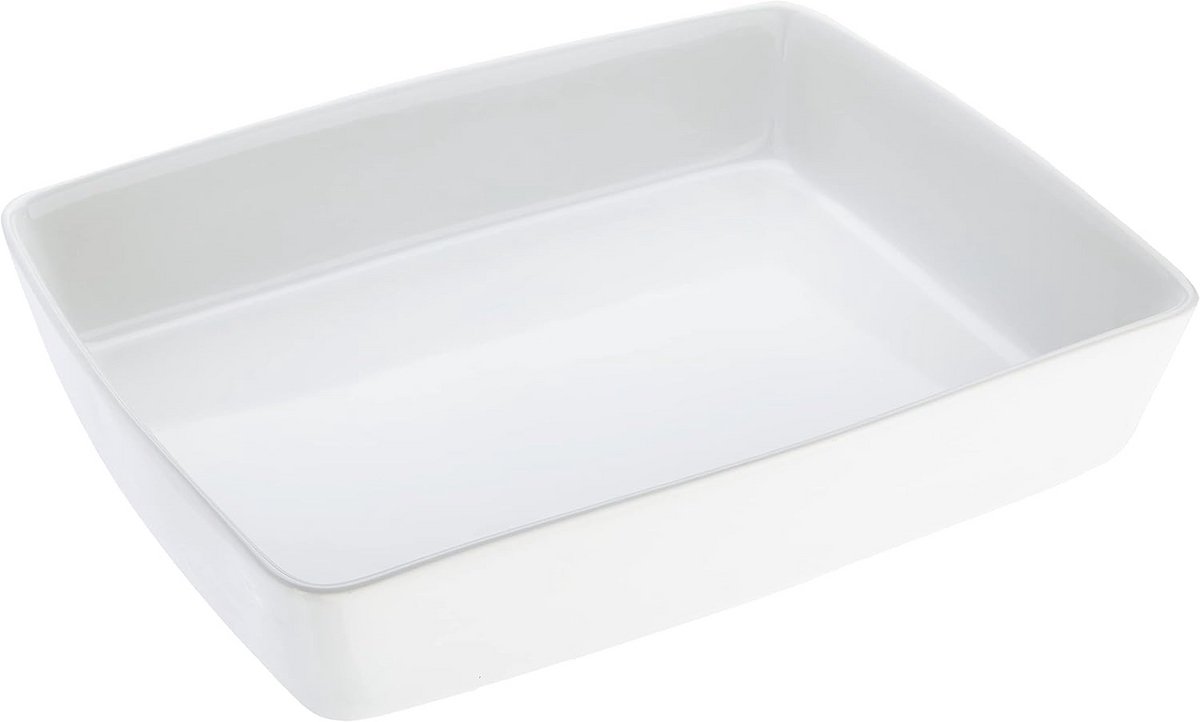 Grote Rechthoekige Ovenschaal Keramiek 35x26x7.5 cm - Tijdloos Design