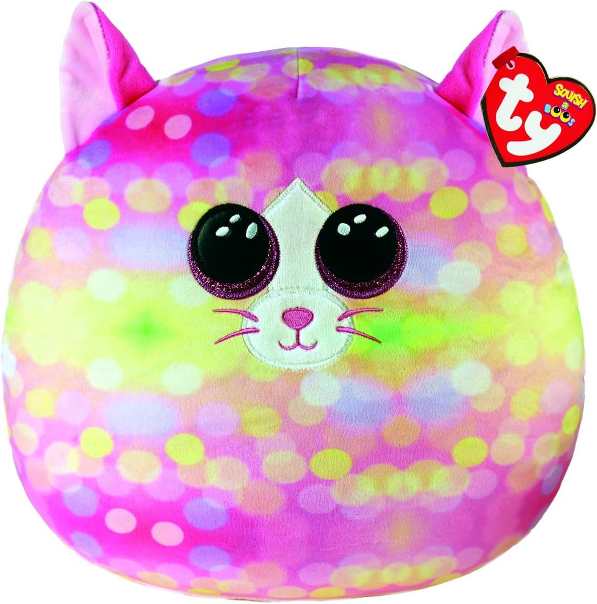 Knuffelkussen Roze Kat Pluche Pluche Speelgoed 31 CM
