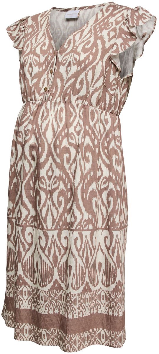 Mamalicious Mama Licious Jurk MLLOUISE Zwangerschapsjurk Carob Brown