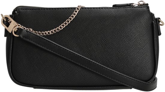 GUESS sac à épaule bandoulière Noelle II Double Pouch Crossbody Bag Black noir