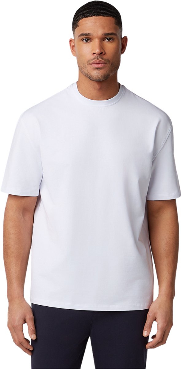 Geurwerend, Kleurvast & Vormvast – Stretch BCI-Katoen – LABFRESH Heren T-shirt Relaxed Fit Wit