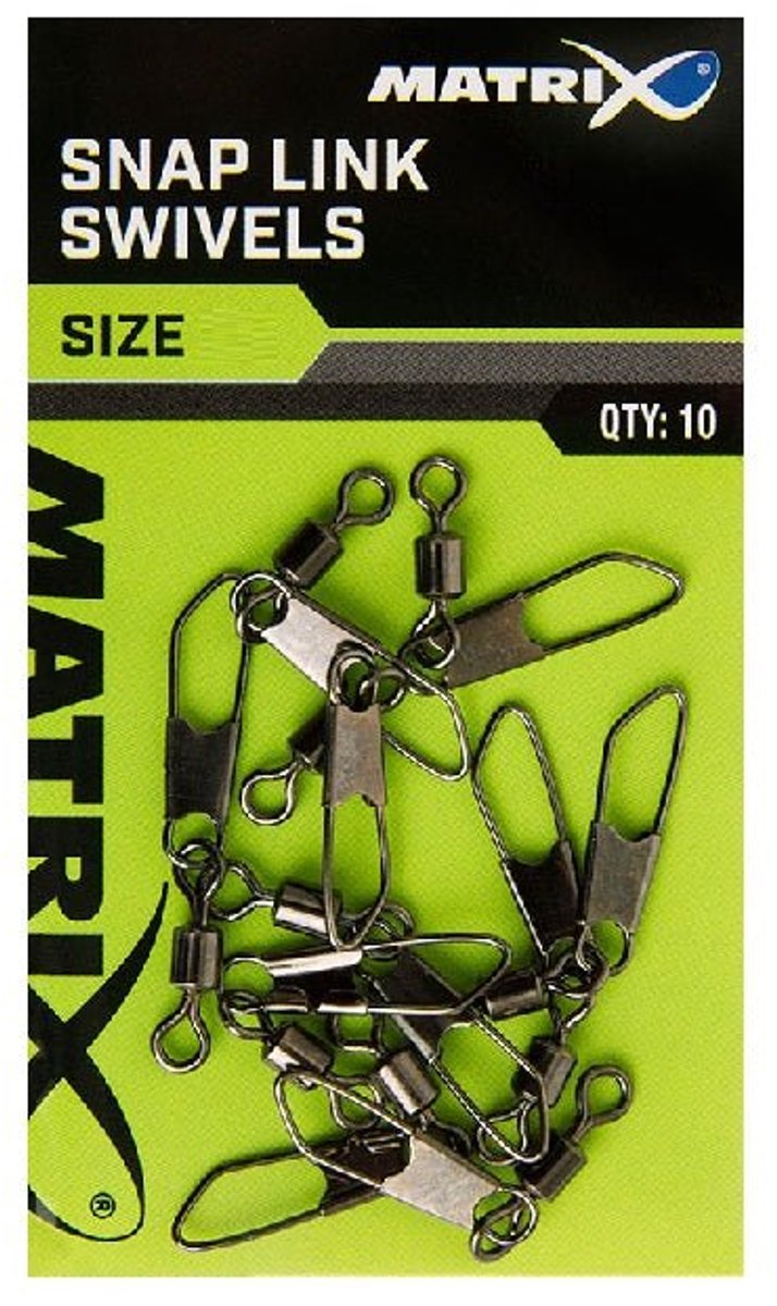Matrix Snap Link Swivels (10 pcs) - Maat : Maat 12 van Matrix — afbeelding 2