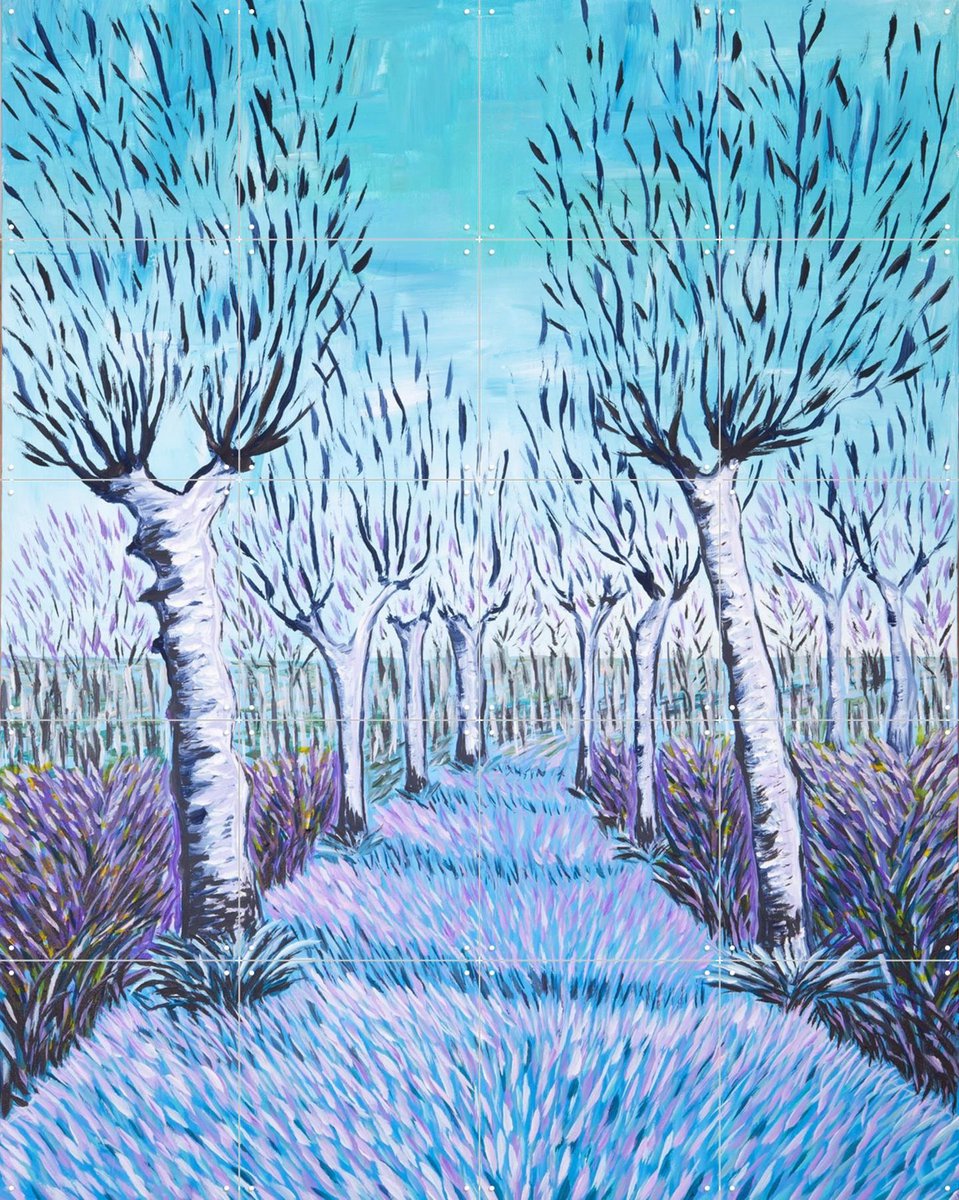 IXXI Pollard Willow, Zurab Dariali & Van Gogh 21st Century - 80 x 100 cm - Gratis ophangtool - Grote wanddecoratie en posters - Klassiek