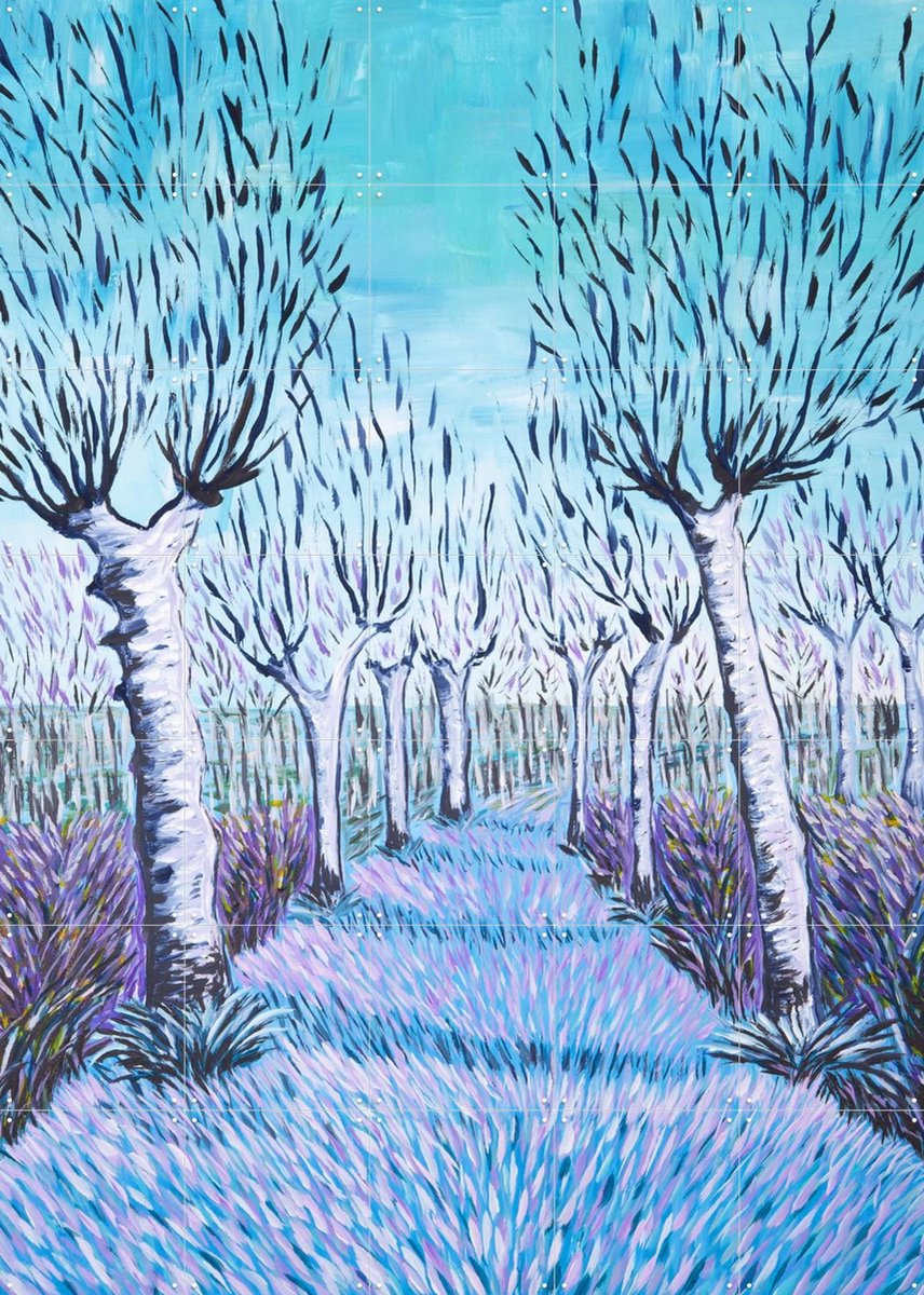 IXXI Pollard Willow, Zurab Dariali & Van Gogh 21st Century - 100 x 140 cm - Gratis ophangtool - Grote wanddecoratie en posters - Klassiek