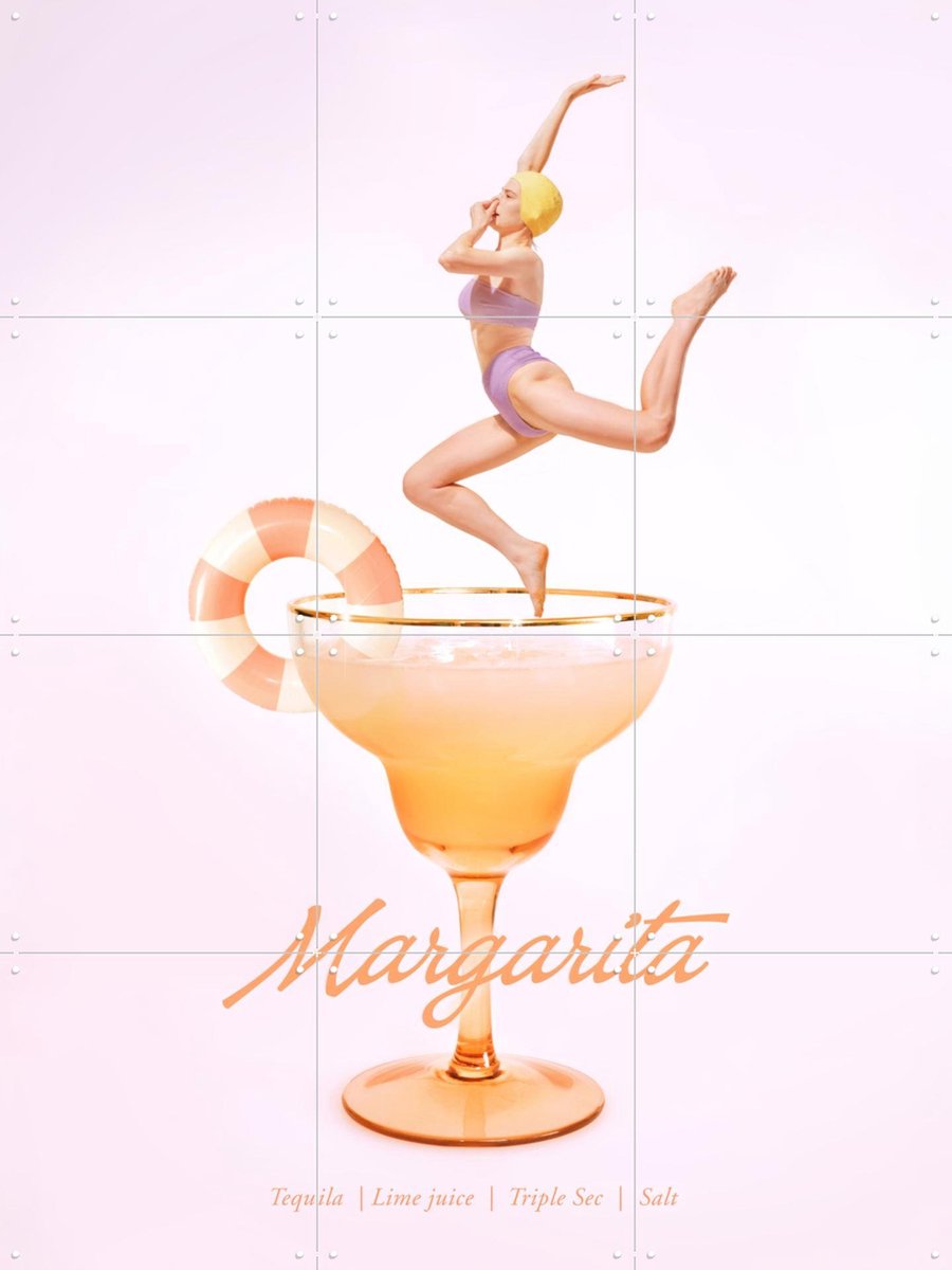 IXXI Margarita, Paul Fuentes - 60 x 80 cm - Gratis ophangtool - Grote wanddecoratie en posters - Speels, Illustraties, Pop art, Fotografie, Digitale