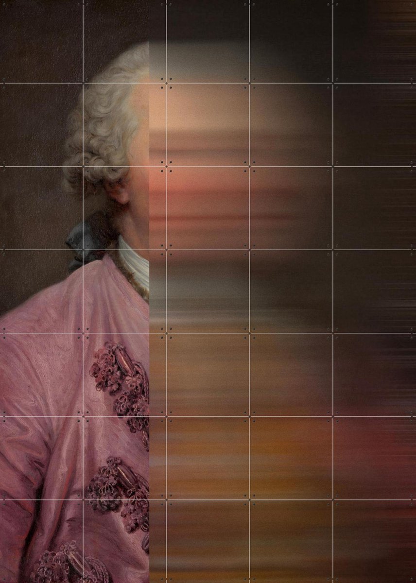 IXXI Fading Identity, The New Classics - 100 x 140 cm - Gratis ophangtool - Grote wanddecoratie en posters - Olieverf, Klassiek, Gemengde Technieken