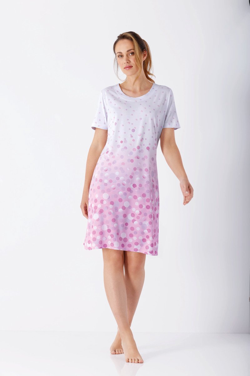 Hajo nachthemd roze confetti - Roze - Maat - 48/50