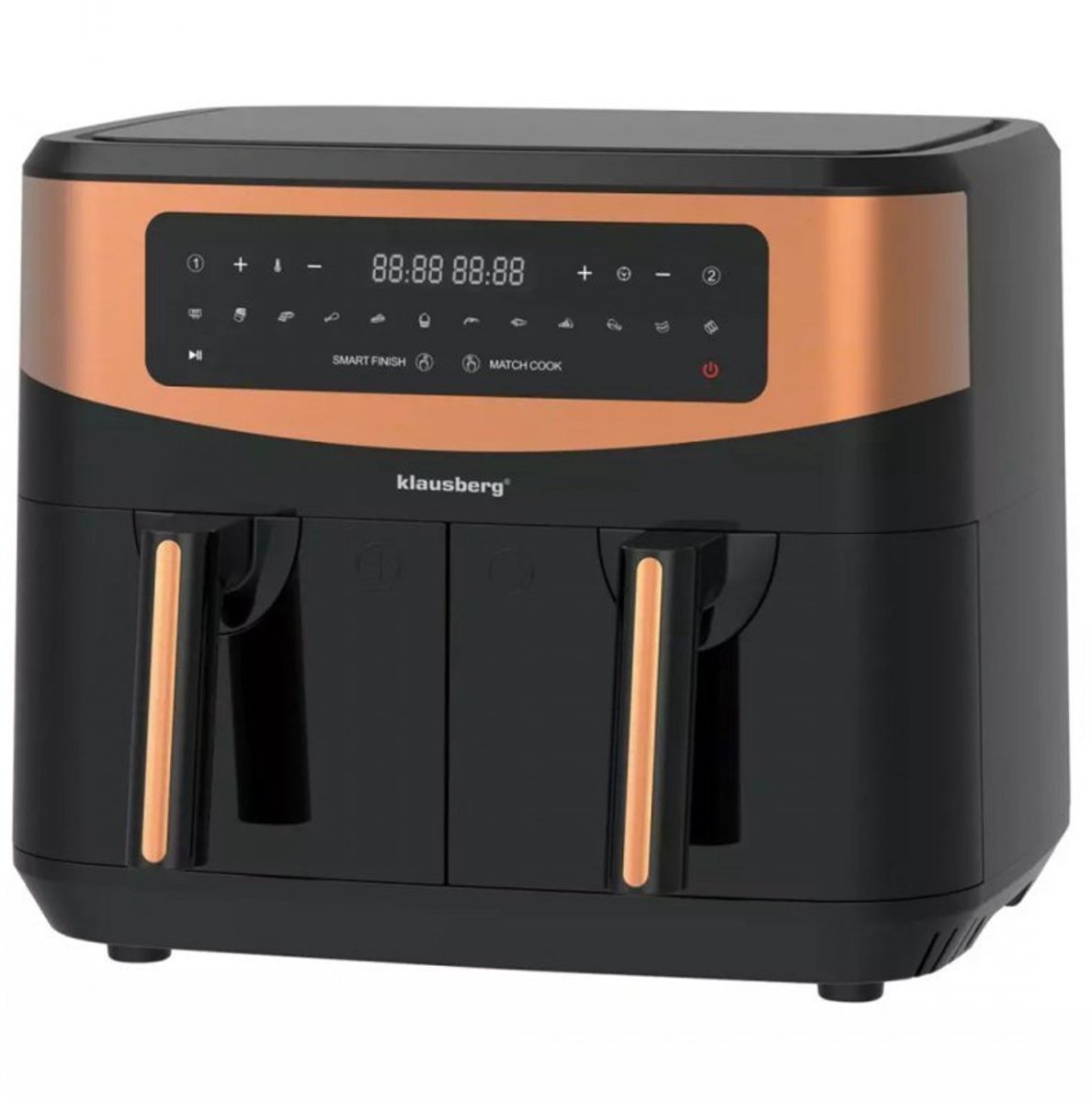 Klausberg 7589 Airfryer met 2 Lades - 9 Liter - afbeelding 2