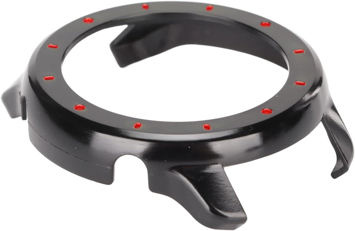 Beschermhoes voor Smart Horloge Screen Protector Volledige Cover voor Smart Horloge Accessoires(Zwart rood)