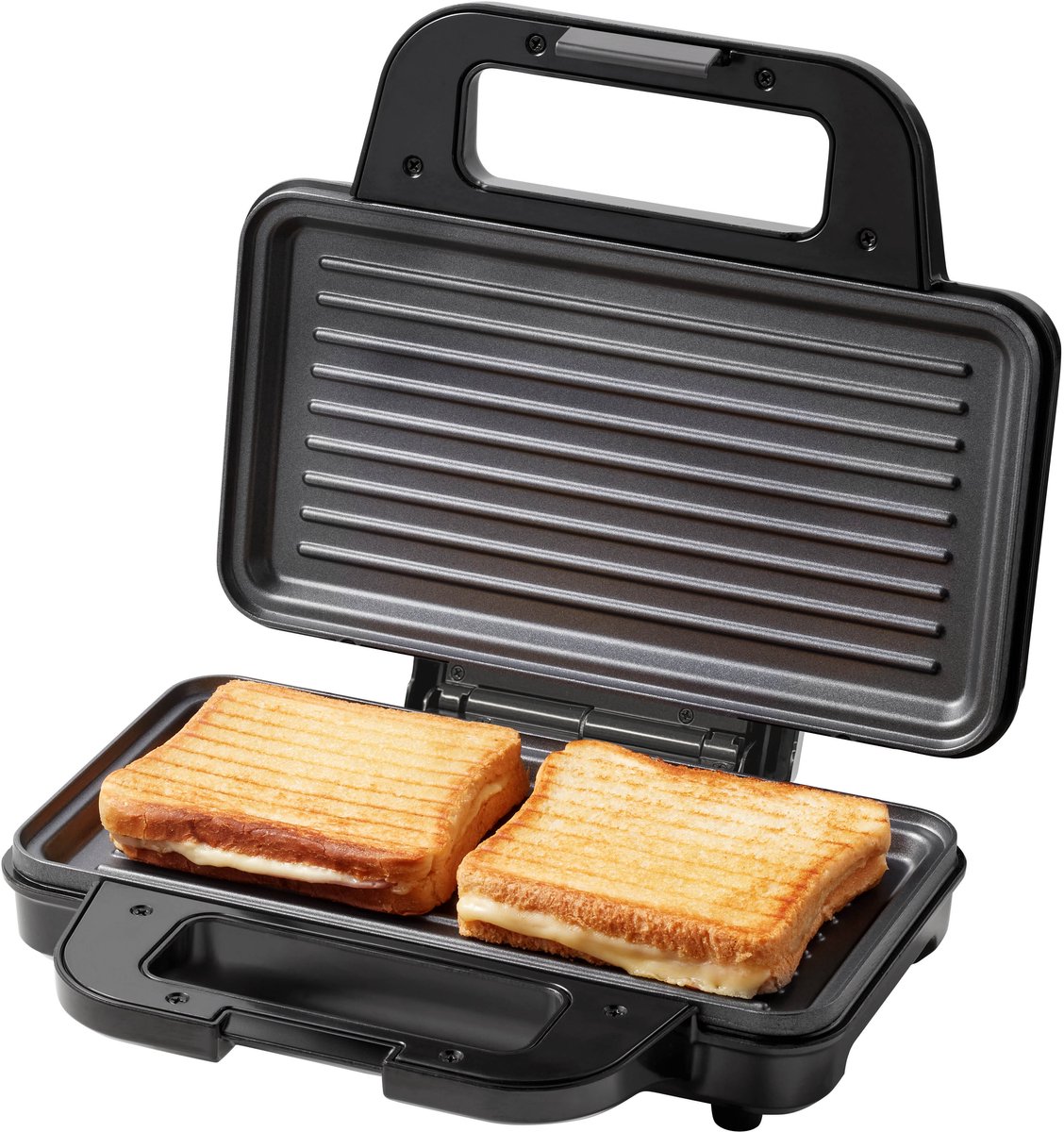 Tomado TGP2002S Tosti Apparaat voor 2 Tosti's - Grill IJzer - Panini - PFAS vrij - 1000 watt - RVS