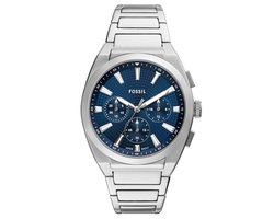 Fossil FS6104 Heren Horloge 44mm - Zilverkleurig