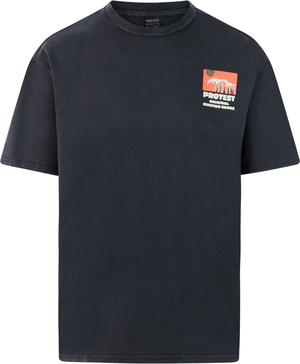 Protest PRTMalana T-shirt Heren Korte mouwen Ronde hals Loose fit Marineblauw