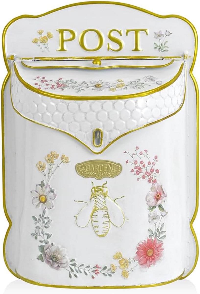 Vintage Antieke Brievenbus Wandhouder Buiten voor Tuin en Decoratie