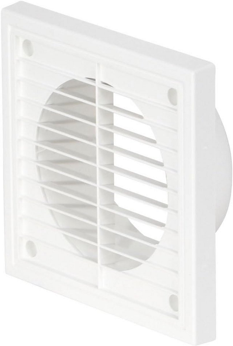 Vierkant Vast Ventilatierooster 125mm Bruin voor Binnen en Buiten
