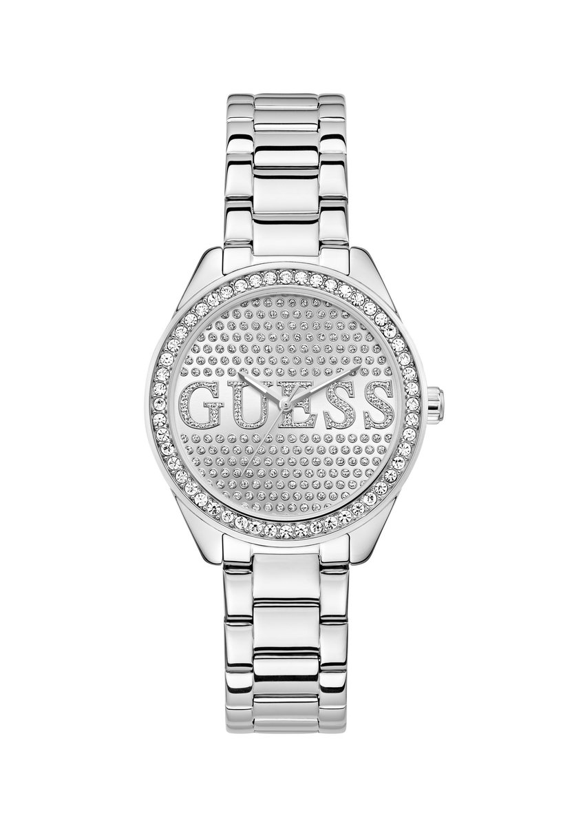 Guess Sloane Quartz Analoog Horloge Silver Tone Behuizing: 100% Roestvrij Staal| Armband: Roestvrij Staal 36.5 mm U1462L2M, U1480L1M, U1480L2M