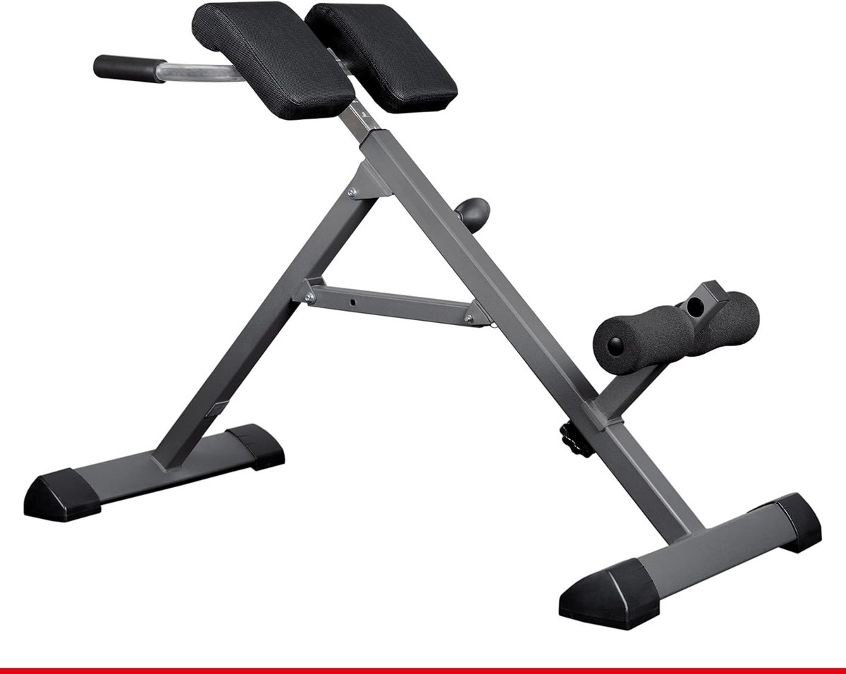 Multifunctionele Buik- en Rugtrainer tot 130 Kg - Hyperextension Thuis Fitnessapparaat