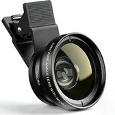 2 in 1 Telefoon Camera Lens Kit – 0.45X Groothoek & 12.5X Macro – Geschikt voor iPhone, Samsung en Android