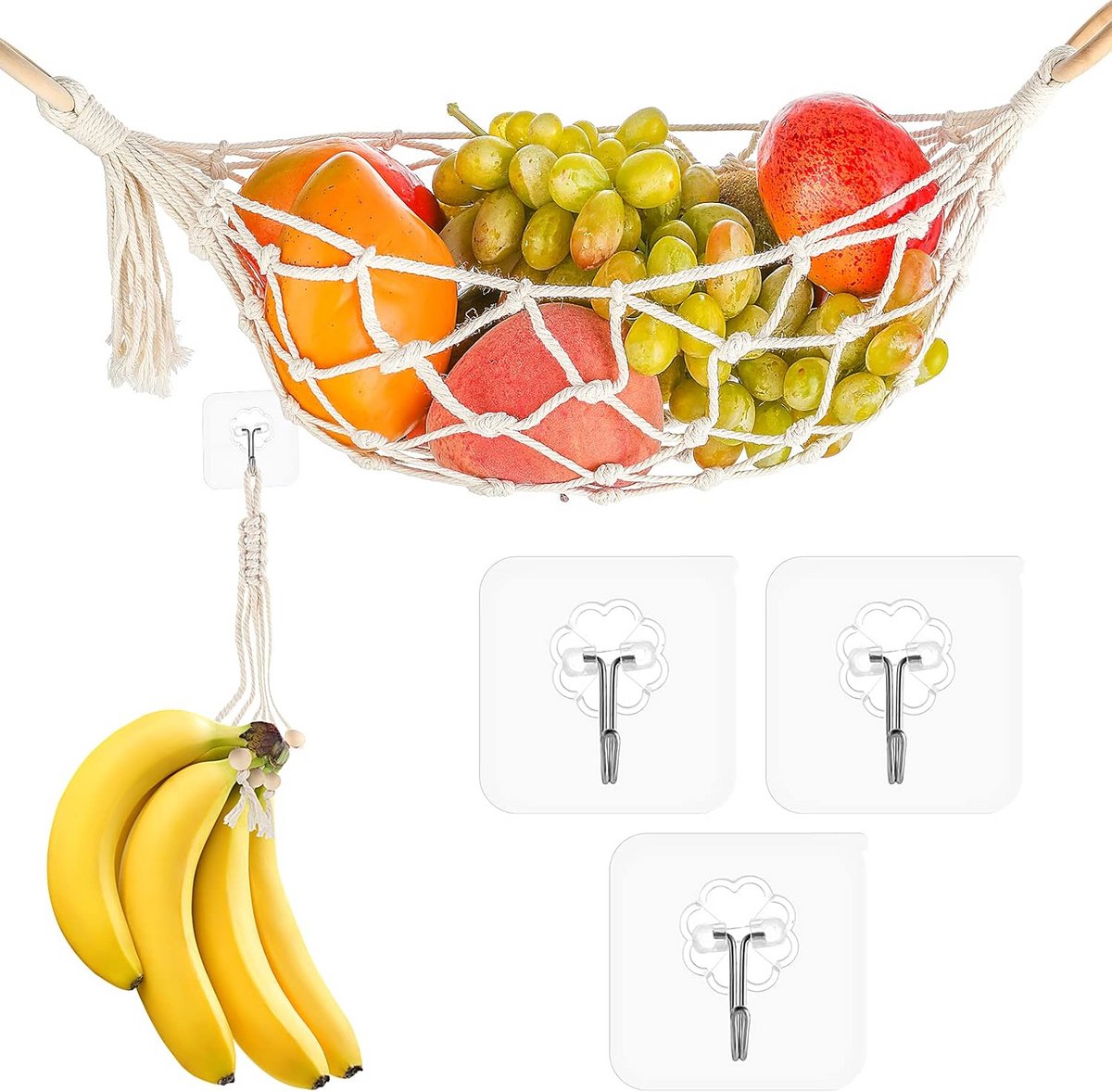 Hangmat voor groenten en fruit - Handgemaakt en duurzaam