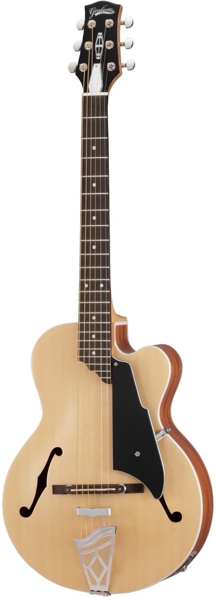VOX Giulietta VGA-3PS Tan hollow body gitaar met gigbag