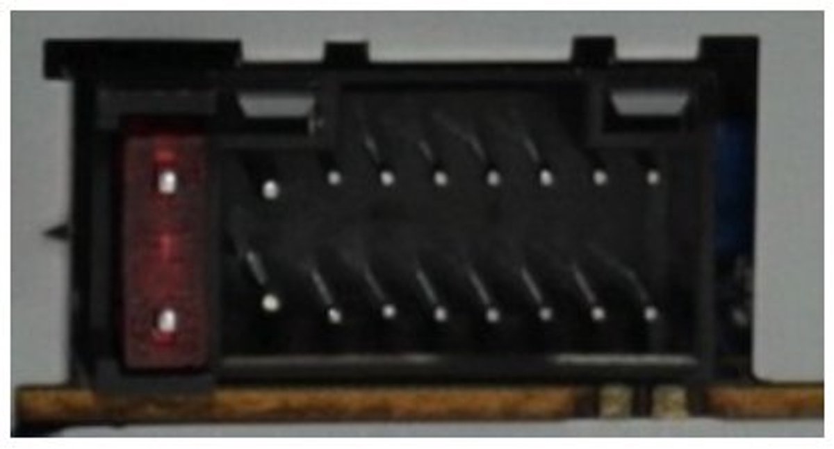 ISO kabel voor JVC autoradio - 22x9,5mm - 16-pins - 0,15 meter – foto 2