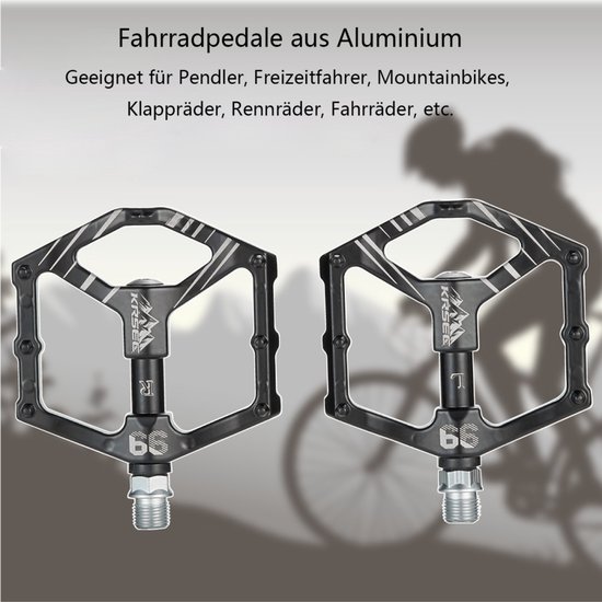 Dubbelzijdige SPD Fietspedalen Met Klikplaatjes - Compatibel Met Shimano SPD - 3 Afgedichte Lagers Voor Soepele Rit - Lichtgewicht Voor MTB, Racefiets En Trekking - Antislip Platform — afbeelding 4