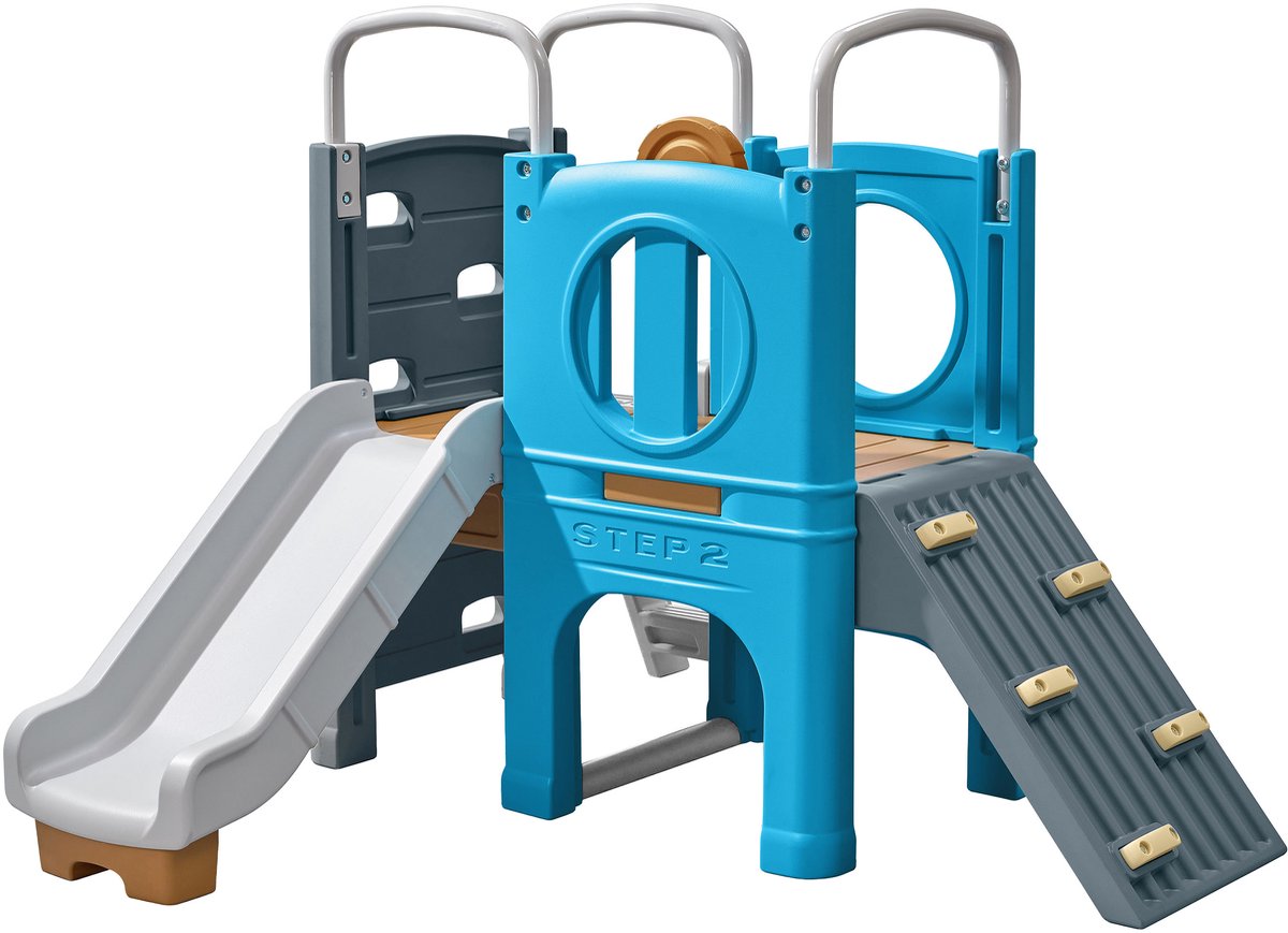 Step2 Scout & Slide Climber – Klimtoestel met glijbaan van plastic / kunststof voor kinderen - Klim Speelgoed voor tuin / buiten – Vanaf 2 jaar