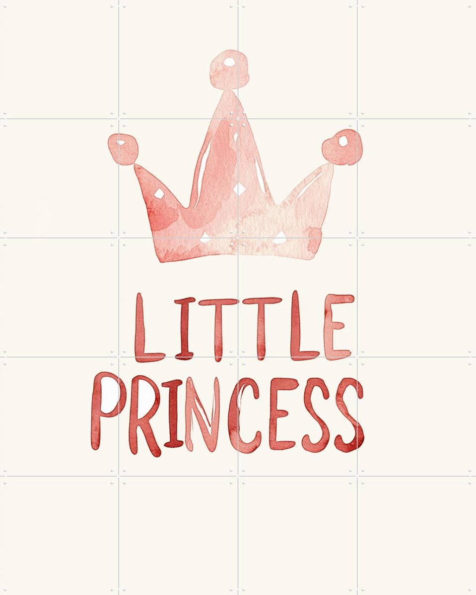 IXXI Little princess, Treechild & Various - 80 x 100 cm - Gratis ophangtool - Grote wanddecoratie en posters Babykamer, Kinderkamer, Baby, Kinderen