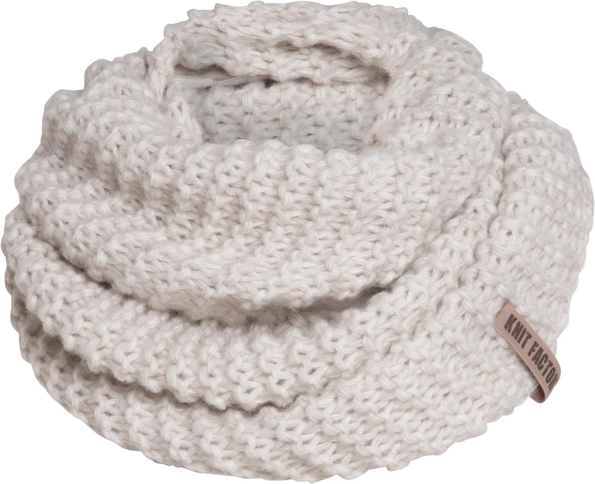 Luxe Grof Gebreide Colsjaal Unisex - Warme Ronde Nekwarmer voor Winter