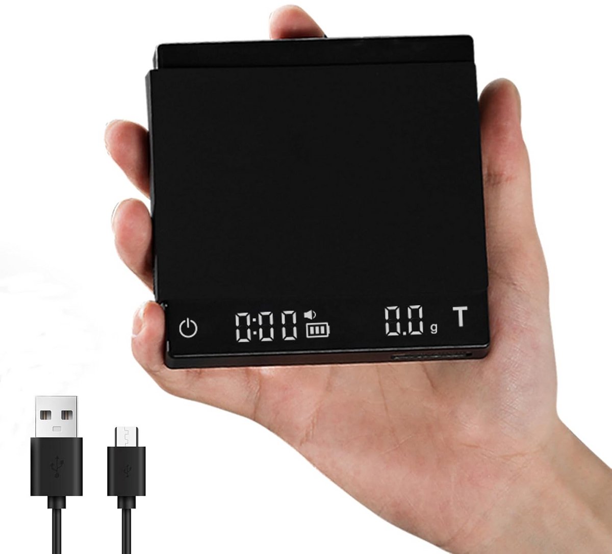 Mini Keukenweegschaal met Timer voor Koffie en Espresso