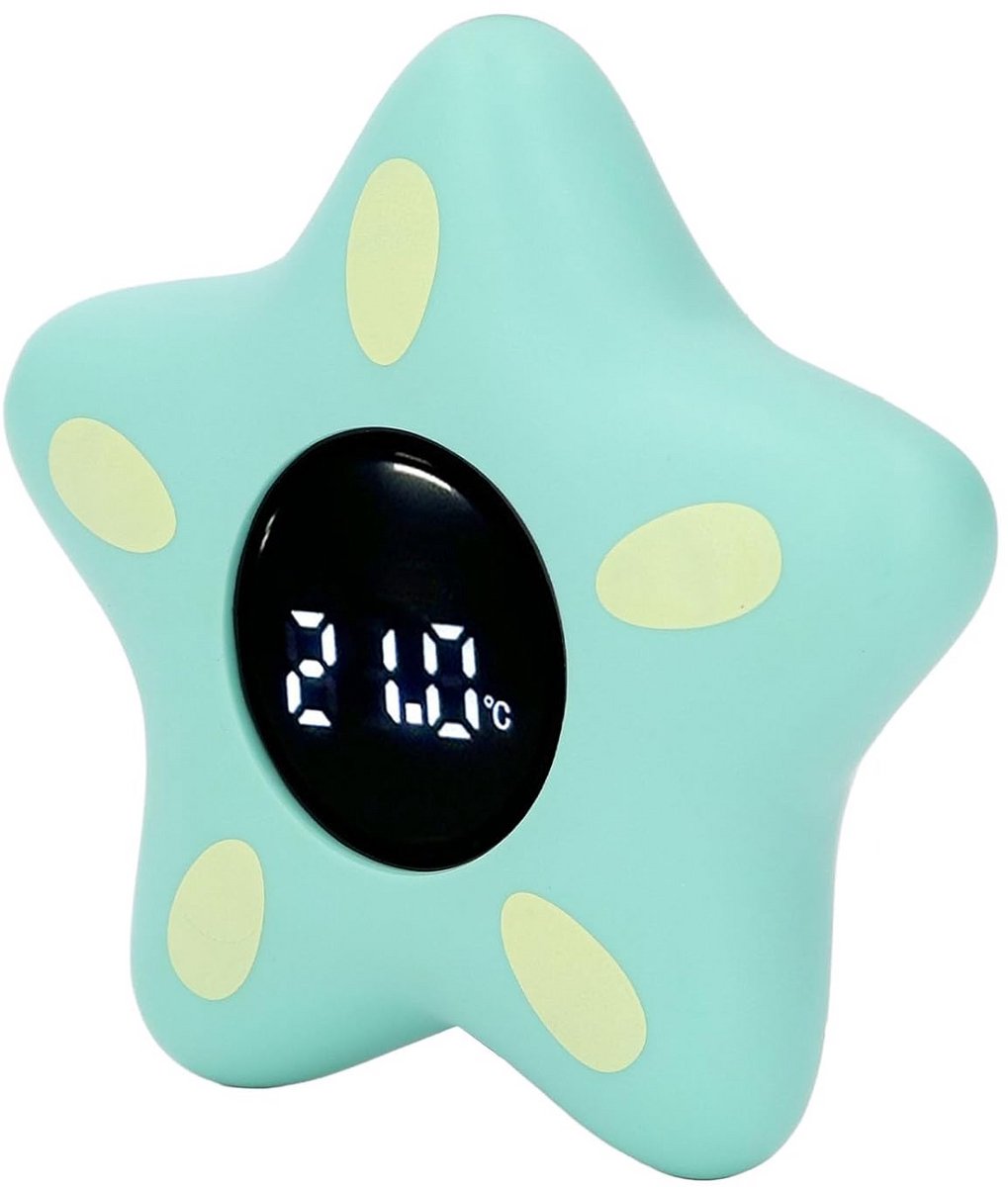 Baby Waterthermometer - Badthermometer Digitaal - Veilig Baden - Temperatuur Alarm - 10 cm - Wit