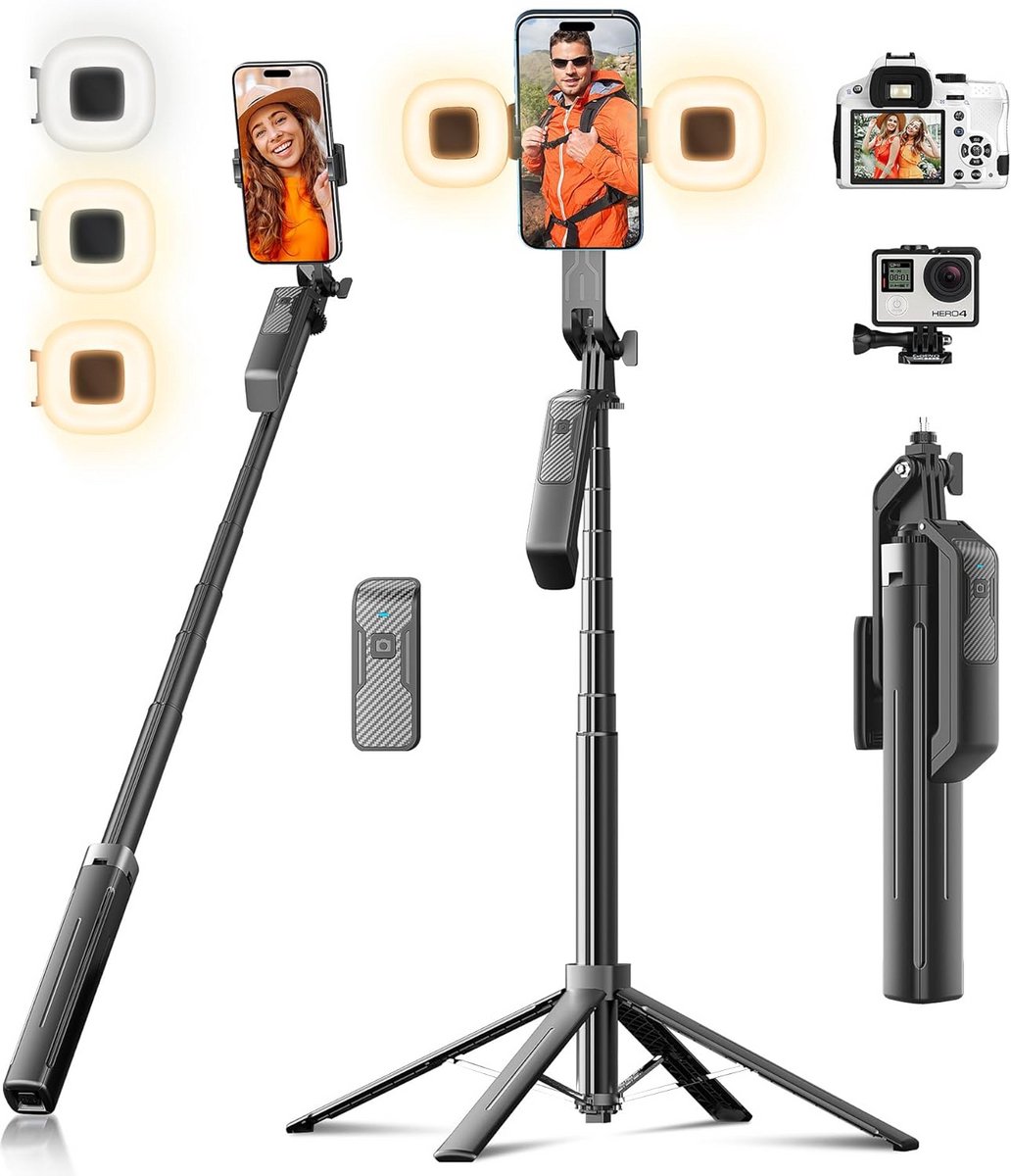 Gimbal Smartphone - Selfiestick - Tripod - Stabilisatie