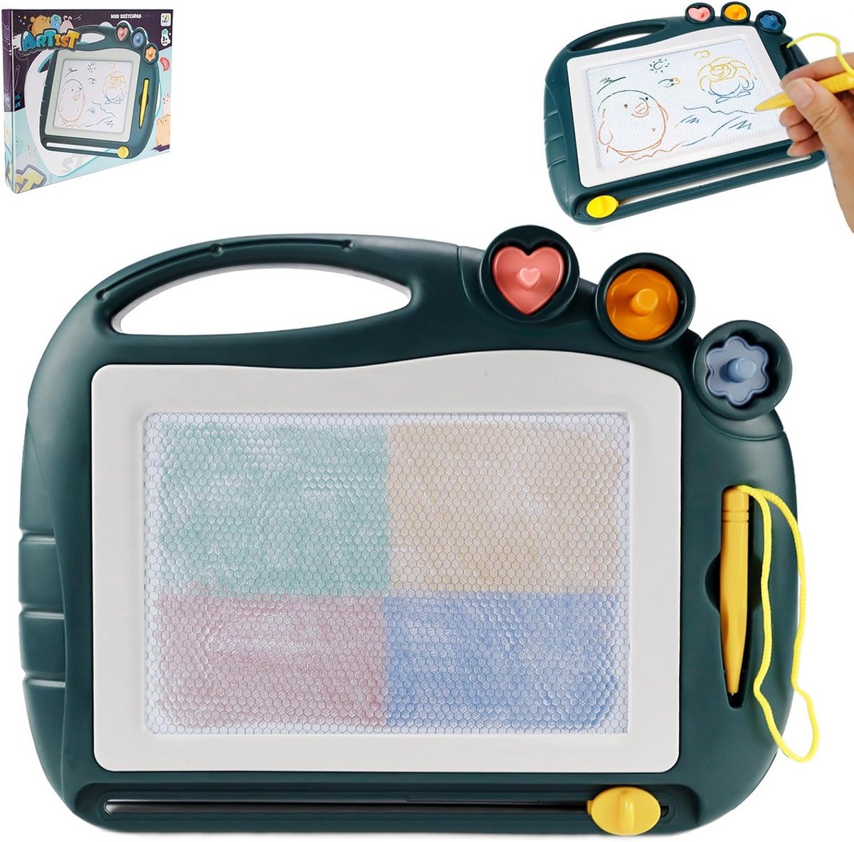 Kleuren Tekentablet met Pen en Wisfunctie voor Kinderen