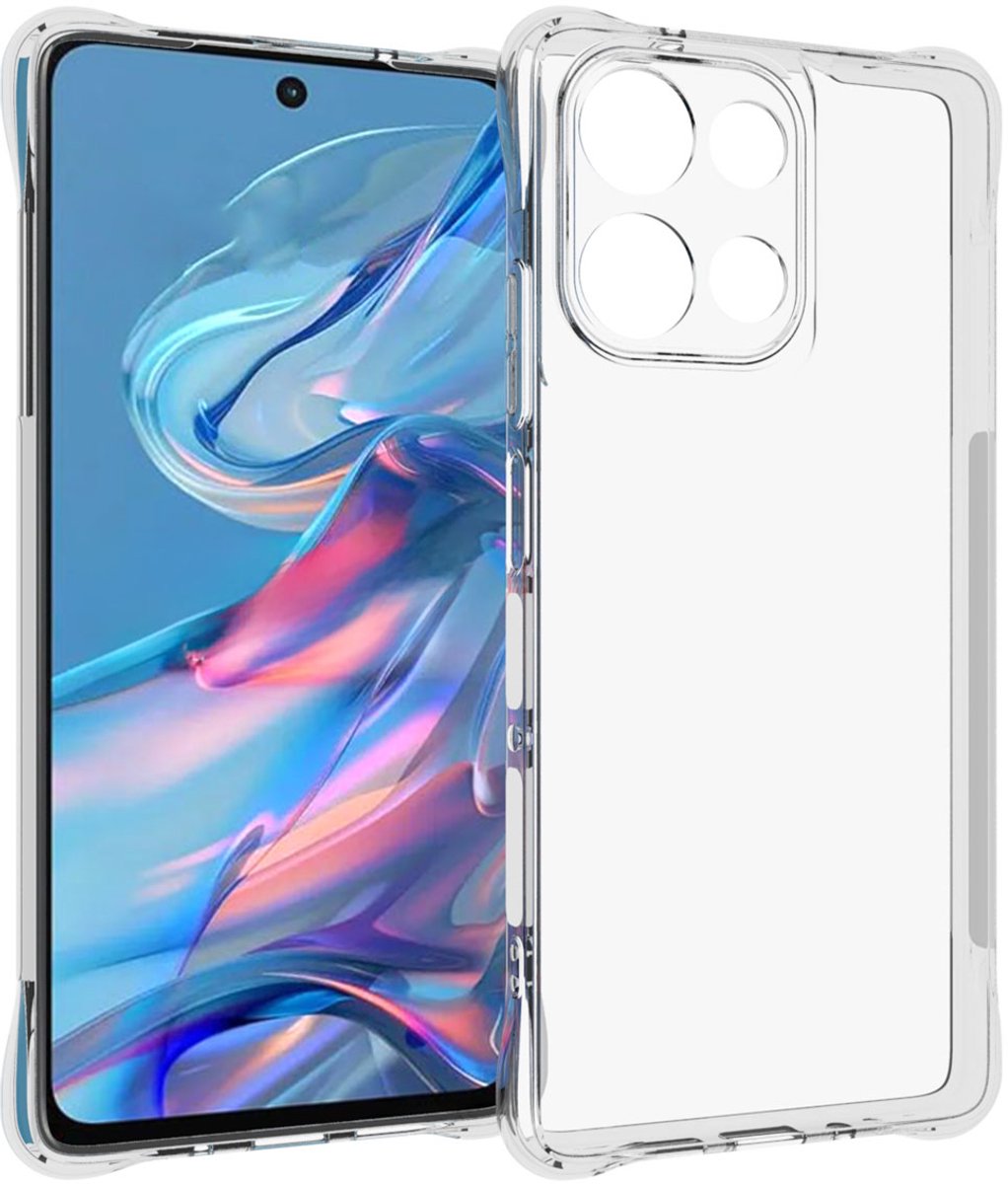 imoshion Hoesje - Geschikt voor Motorola moto G75 5G - Shockproof Case - Transparant