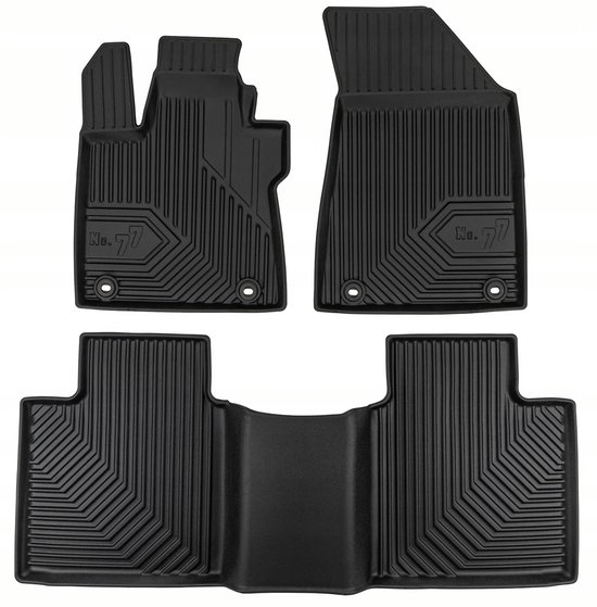 FROGUM No.77 - Tapis de sol pour MG HS II PHEV 2024- - Sur Mesure - TPE Haute Qualité - Bord Relevé Protecteur