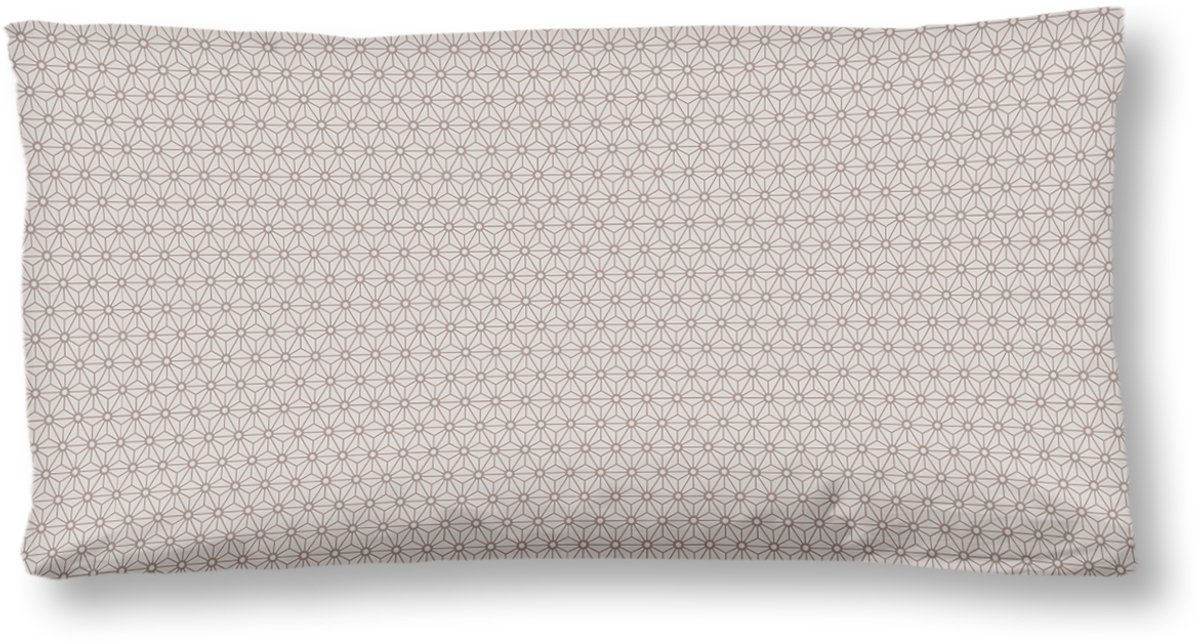 HIP kussensloop mandalas & bladeren - 40x80 cm - Grijs - 100% Katoen satijn