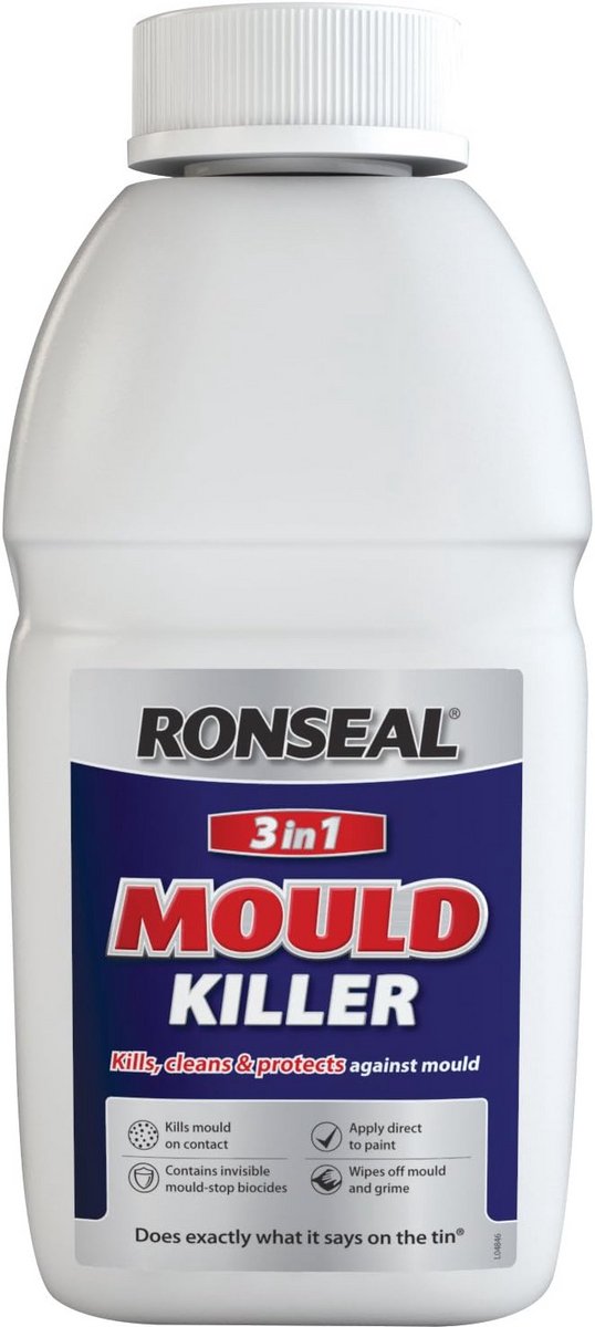 Schimmelreiniger 3-in-1 voor Muren en Plafonds - Doodt, Reinigt en Beschermt